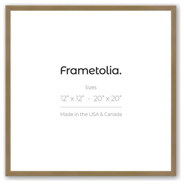 16" x 16" Brushed Gold 7/8 Lavo Wall/Gallery Frame