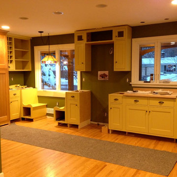 Retro Red Kitchen
