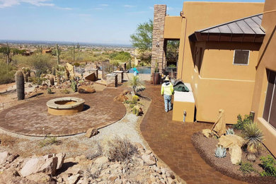 Example of a patio design in Phoenix