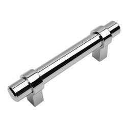 Cosmas - Bar Cabinet Pull, 3-3/4" Hole Centers - Cabinet And Drawer Handle Pulls
