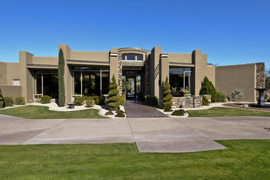 Custom Home Paradise Valley - Front Elevation