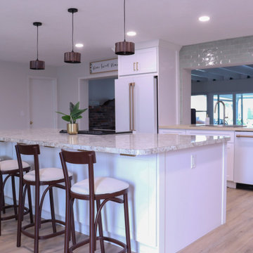 Elegant Kitchen with a Hidden Pantry