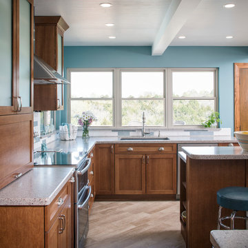 Sleek Light-Filled Kitchen