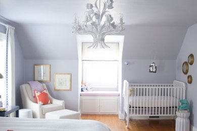 Example of a trendy nursery design in Other