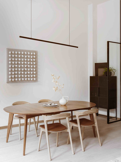 Modern Dining Room by An Artful Life