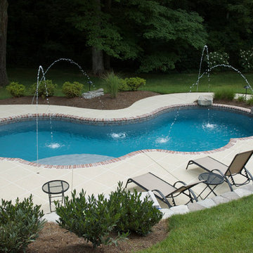 Freeform Fiberglass Pool - Mount Laurel, NJ