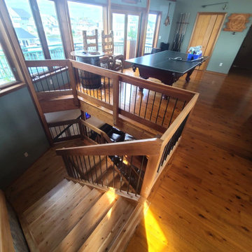 Baluster Upgrade with Sleek Black Metal