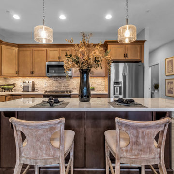 Kitchen in Bringham at Asher Crossing