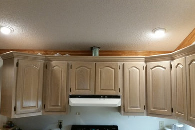 custom white oak cabinets