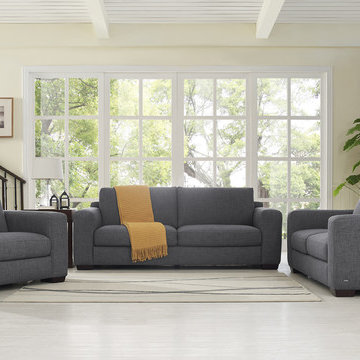 Mattia B978 Fabric Sofa Set by Natuzzi Editions