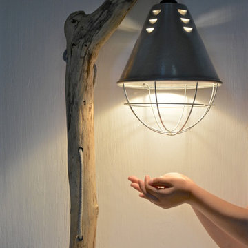 Fabrication de lampes en bois flotté