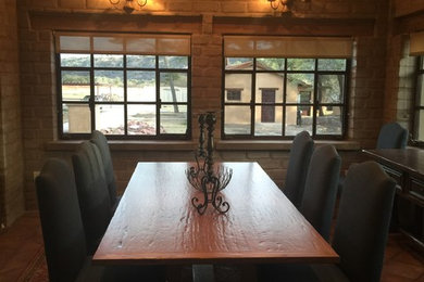 Inspiration for a southwestern dining room remodel in Phoenix