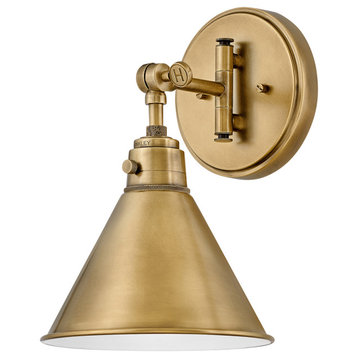 Hinkley Arti Wall Sconce, Heritage Brass
