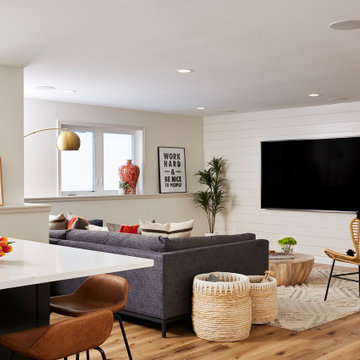 Fun-Filled, Bold & Airy Lower Level in Maple Grove