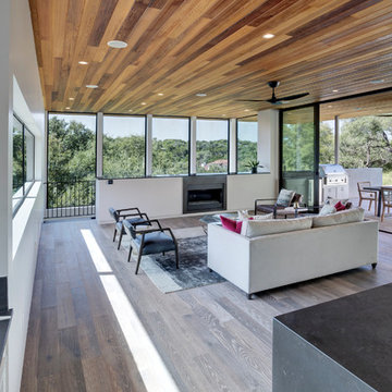 Austin, Texas Modern Home-Alaska White Oak
