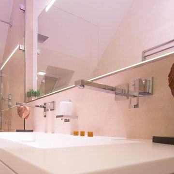 Wellness Badezimmer für die Sinne im Zentrum von München