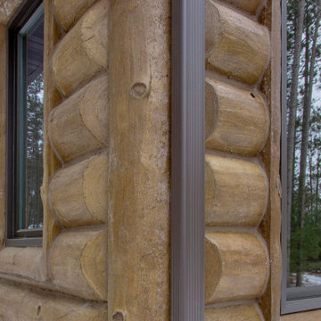 Concrete Log Siding Homes