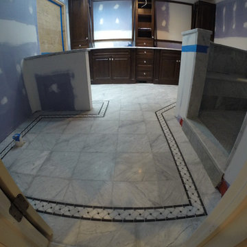 Springfield - Grand Master Bathroom - Italian White Bianco Carrara