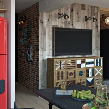 Studio Kitchen 3D Renderings