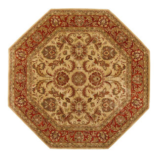 Surya Ancient Treasures Area Rug, 8' Octagon - Traditional - Area Rugs ...