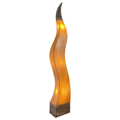 Eangee Flame Giant Floor Lamp, Orange