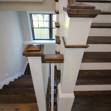 Project #57 | Staircase with Cozy Reading Nook Below