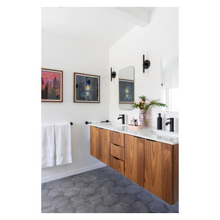 Lexington Mid-Century Modern - Midcentury - Bathroom - Boston - by ...