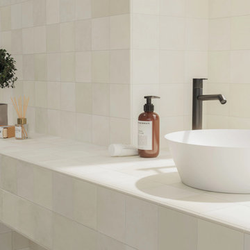 Spark Ivory Matte Ceramic Bathroom