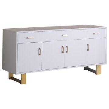 Tyrion High Gloss Lacquer Sideboard, White