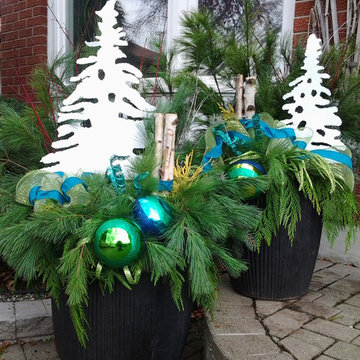 Winter Seasonal Planters