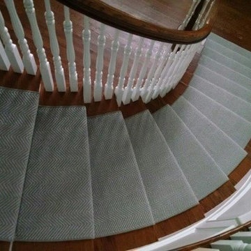 Carpet Runners on Wood Stairs