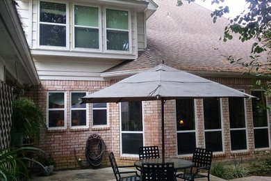 Inspiration for a timeless exterior home remodel in Houston