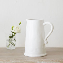 white ceramic jug - Sugar Bowls & Milk Jugs