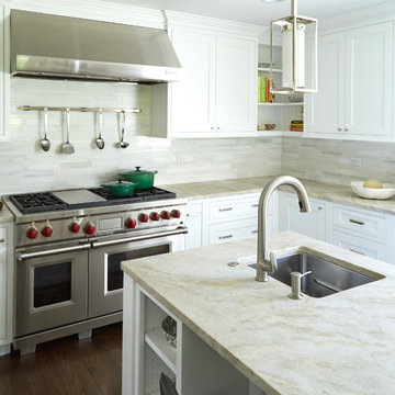 Utensil Rail and 48" Wolf Gas Range and Hood
