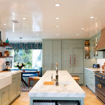 Verdant Elegance Kitchen Remodel in Laguna Niguel