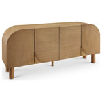 Meridian Furniture - Casablanca Finished Wood Veneer Sideboard/Buffet, Walnut - Indulge in the allure of the Walnut Casablanca Sideboard/Buffet by Meridian Furniture. Its captivating design and luxurious Walnut elevate any space with effortless elegance. Crafted with precision and durability in mind, this stunning piece becomes the focal point of gatherings, fostering moments of connection and warmth. Embrace sophistication and style with the Casablanca Sideboard/Buffet, a testament to exquisite taste and timeless beauty.