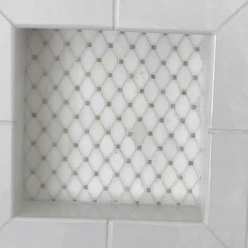 White Bathroom- Shower & Tub