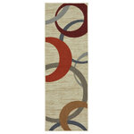 Mohawk - Mohawk Home Soho Picturale Rainbow, 1' 8"x5' - Care and Cleaning: Area rugs should be spot cleaned with a solution of mild detergent and water or cleaned professionally. Regular vacuuming helps rugs remain attractive and serviceable.