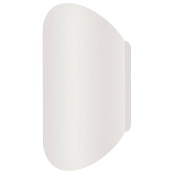 Remy 2 Light Wall Sconce, White, 10 in