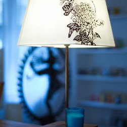 Industrial Table stand wit Cherry Pagode - Table Lamps