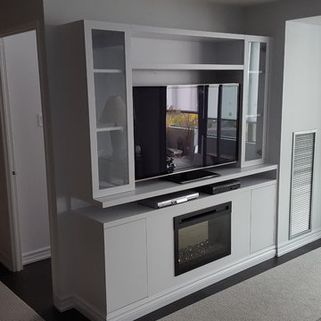 Entertainment wall unit, Liberty Village