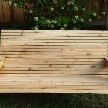 Pergola Swing Bench