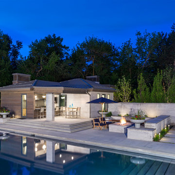Outdoor Bar And Fire Pit