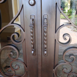 Forge Iron Designs Wrought Iron Doors - Front Doors