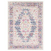Vintage Bohemian Overdyed Area Rug Bright Pink 2'7''x7'6''