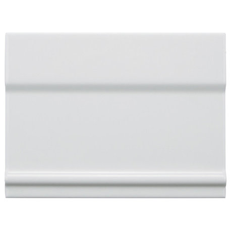 Santorini Zocalo Blanco Ceramic Wall Trim