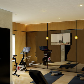 PRIVATE RESIDENCE HOME GYM | WATERMILL, NY