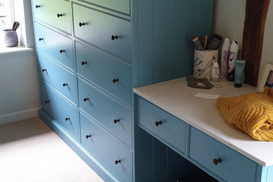 Beautiful Bespoke Storage Solutions in a Light Blue