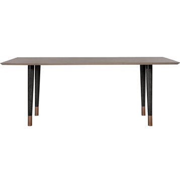 Turin Dining Table - Black Brushed