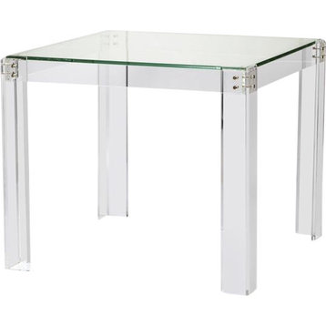 Gwenyth Game Table, Clear